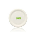 7" Coated Paper Plate - White